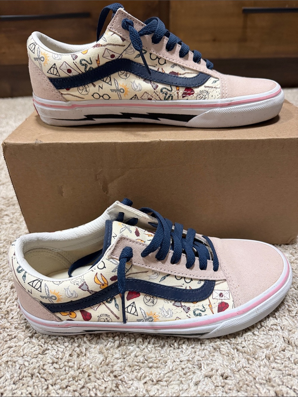 Custom Harry Potter Vans Low Top Sneakers